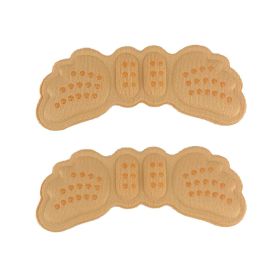 8 Pack Anti-Slip Heel Grips Liner Insert Self-Adhesive Shoe Pads for Loose Shoes Foot Care Protector - Beige