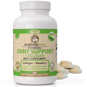 Collagen for Dogs and Cats Joint Supplement with Vitamin C Support Joint Health Mobility Elasticity and Flexibility Large Medium and Small Breeds 60 B