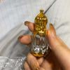 6ML Golden Vintage Essential Oil Glass Roller Bottle Portable Travel Perfume Bottle Empty Bottle Small Sample Dispenser Bottle