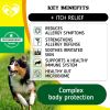 Dog Anti Itch Allergy Relief Chews Dry Itchy Skin Hot Spot Treatment with Probiotic Omega 3 Oil Immune Supplement Seasonal Allergies Medicine for Dogs