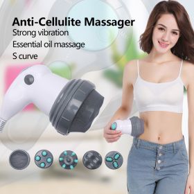 Electric Noiseless Vibration Kneading And Massage Roller Full Body Massager (Option: EU Plug-220V)