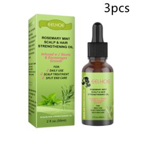 Rosemary Mint Hair Growth Fluid Scalp Massage (Option: 59ml 3pcs)