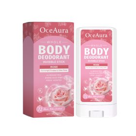 OceAura Rose Body Deodorant Stick With Rose Fragrance Is Natural And Refreshing To Reduce Underarm Odor (Option: 2PCS)