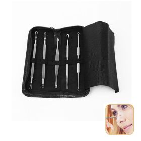 Blackhead Remover Facial Care Kit for Nose Face Skin (Type: Care Supplies, Color: Black)