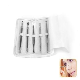 Blackhead Remover Facial Care Kit for Nose Face Skin (Type: Care Supplies, Color: White)