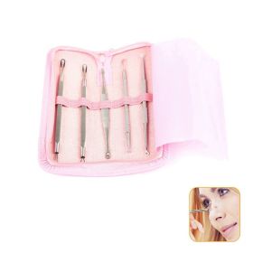 Blackhead Remover Facial Care Kit for Nose Face Skin (Type: Care Supplies, Color: Pink)