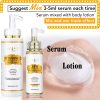 AILKE Lightening Skin Care Set, Remove Blemish, Cleansing, Moisturizing, Soft and Smooth Skin, Support Customized Label